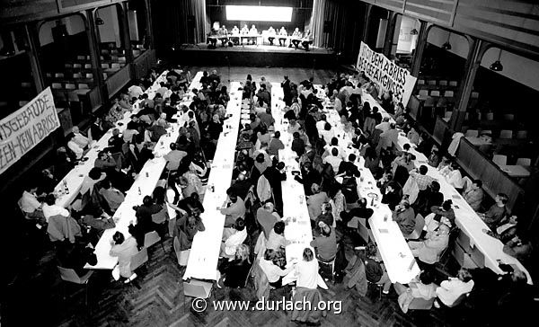 Podiumsdiskussion Festhalle 1990