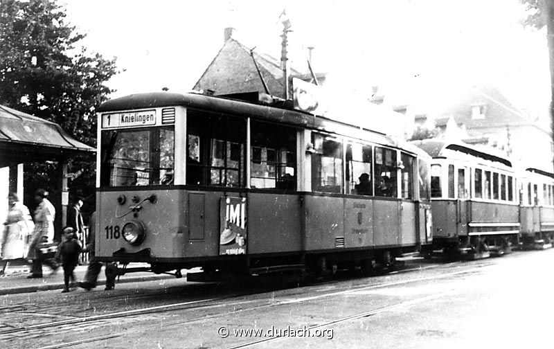 Alte Endhaltestelle Gymnasiumstrae bis 1955