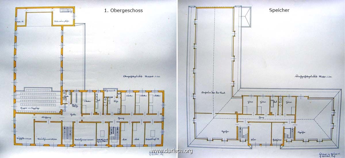 Christknigshaus 1. OG + Speicher Plan