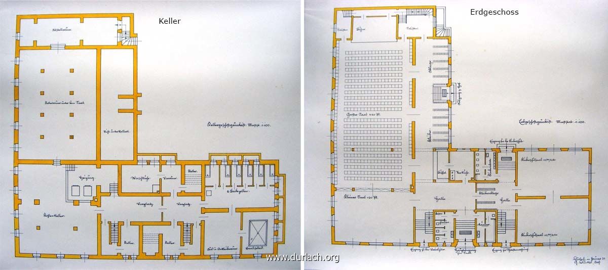 Christknigshaus Keller + Erdgeschoss Plan