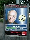 Wahlplakt der SPD Durlach