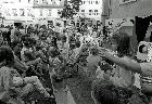 1988 - Veranstaltung mit Clown Schorsch auf dem Marktplatz