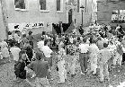 1988 - Veranstaltung mit Clown Schorsch auf dem Marktplatz