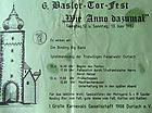 6. Basler Tor Fest 1982 6. Basler Tor Fest 1982