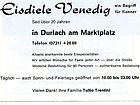1977 Eisdiele Venedig 1977 Eisdiele Venedig