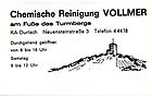 Reinigung Vollmer 1982