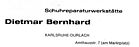 Schuhmacher Dietmar Bernhard 1982