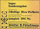 1985 Juwelier Bernd Fleischmann 1985 Juwelier Bernd Fleischmann