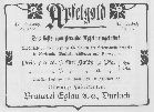 Brauerei Eglau 1913