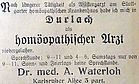 Dr. med A. Waterloh Arzt