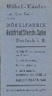 Mbelfabrik Gottfried Storch & Sohn 1951