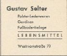 Lebensmittel Gustav Selter 1960