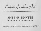 Maler Otto Roth