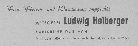 Metzgerei Ludwig Heiberger 1960
