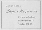 Salon Sigm. Hegermann 1956