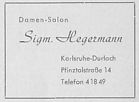 Salon Sigm. Hegermann 1956