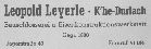 Schlosserei Leopold Leyerle