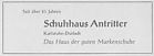 Schuhhaus Antritter 1956