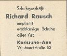 Schuhgeschft Richard Rausch 1960