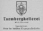 Turmbergkellerei Geissert 1951