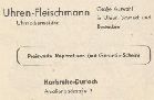 Uhren Fleischmann 1960