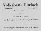 Volksbank Durlach eGmbH