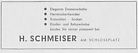 Wäschegeschäft H. Schmeiser 1956