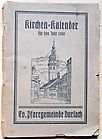 Anzeigen Evan. Kirchenkalender 1930