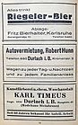 Anzeigen Evan. Kirchenkalender 1930