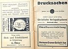 Anzeigen Evan. Kirchenkalender 1930