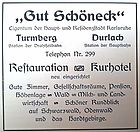 Gut Schneck 1913