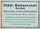 Städtische Badeanstalt 1922 Städtische Badeanstalt 1922