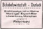 Bahnhofswirtschaft 1926