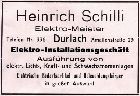 Elektro Heinrich Schilli 1926