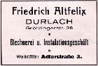 Blechnerei Friedrich Altfelix 1926