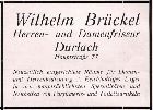 Friseur Wilhelm Brckel 1926