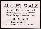 Kolonialwaren August Walz 1926