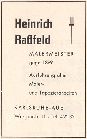 Maler Heinrich Rafeld 1962