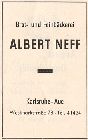 Bckerei Albert Neff 1962