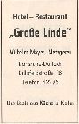 Wirtschaft Gro0e Linde 1962