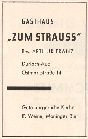 Wirtschaft Zum Strauss 1962