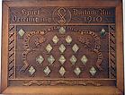 1932 - SPVGG Durlach Aue - Holztafel 1932 - SPVGG Durlach Aue - Holztafel