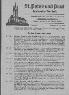 Kirchenblättle St. Peter und Paul 18.01.1953 Kirchenblättle St. Peter und Paul 18.01.1953