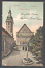 1909 - Prot. Kirche, Rathaus, Marktplatz Durlach 1909 - Prot. Kirche, Rathaus, Marktplatz Durlach