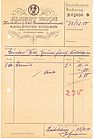 Rechnung Fa. Albert Roos, Kellerei u. Brennerei Rechnung Fa. Albert Roos, Kellerei u. Brennerei