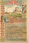 Grusskarte Turmberg 1898 Grusskarte Turmberg 1898