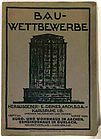 1928 - Bauwettbewerbe 1928 - Bauwettbewerbe