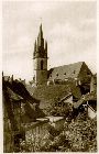 Durlach - Blick von der Kelterstr. auf die Kath. Kirche Durlach - Blick von der Kelterstr. auf die Kath. Kirche