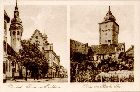 Durlach, Partie am Rathaus, Partie am Basler Tor Durlach, Partie am Rathaus, Partie am Basler Tor