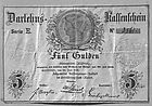 1870 - Durlacher Kassenschein 1870 - Durlacher Kassenschein